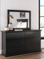 Maribel Full Panel Bed, Dresser and Mirror