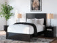 Maribel Full Panel Bed, Dresser and Mirror