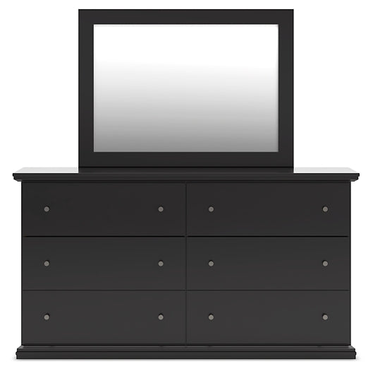 Maribel Full Panel Bed, Dresser, Mirror, Chest and Nightstand