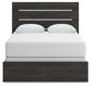 Hollivern Queen Panel Bed, Dresser, Mirror and Nightstand
