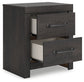 Hollivern Twin Panel Storage Bed, Dresser, Mirror and Nightstand