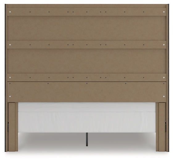 Fraluna King Panel Storage Bed, Dresser and Mirror