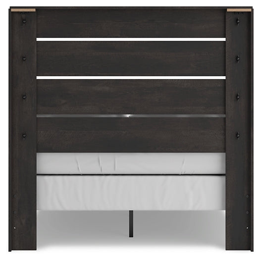 Hollivern Full Panel Bed, Dresser, Mirror and Nightstand