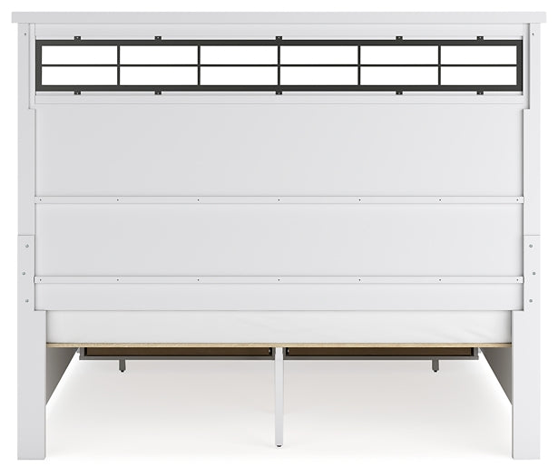 Ashbryn King Panel Storage Bed, Dresser and Mirror