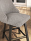 Neymorton UPH Swivel Barstool (2/CN)