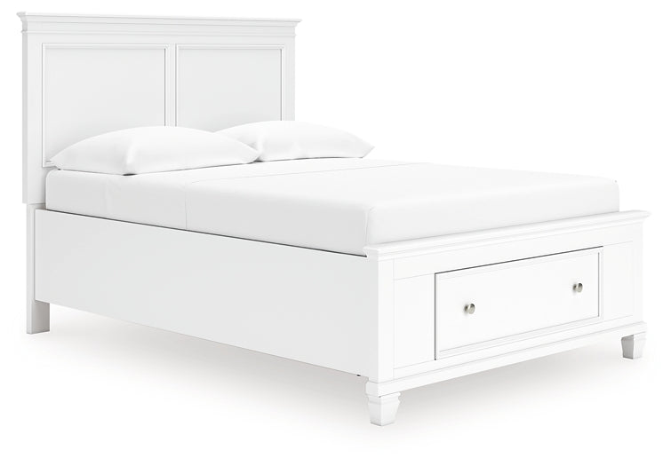Fortman Full Panel Storage Bed, Dresser and Mirror
