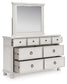 Rowlenstown Queen Poster Bed, Dresser, Mirror and Nightstand