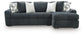 Midnight-Madness 2-Piece Sectional Sofa Chaise