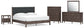 Pamytta King Upholstered Panel Platform Bed, Dresser, Mirror, Chest and Nightstand