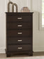 Covetown Five Drawer Chest
