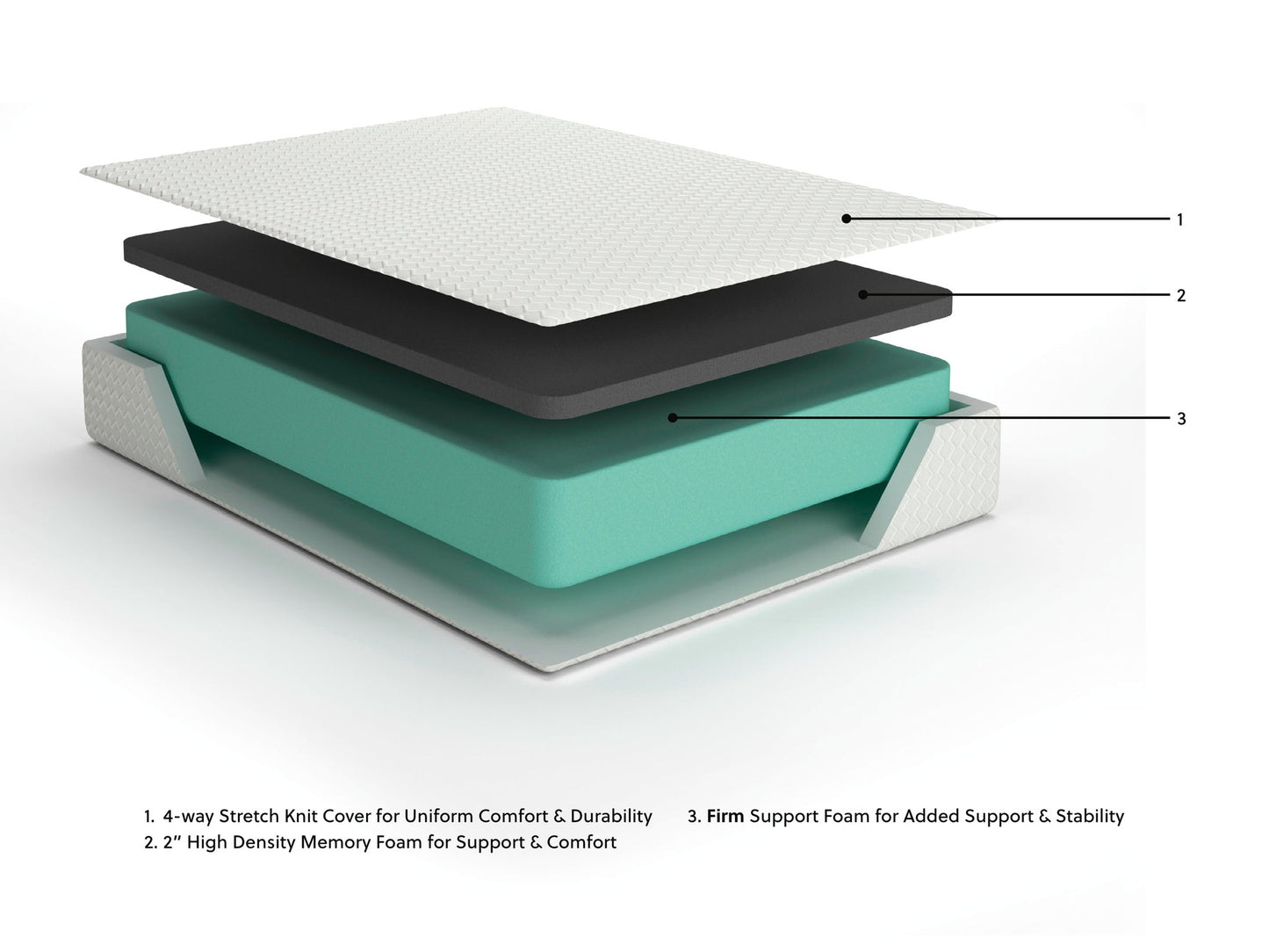Chime 12 Inch Memory Foam  Mattress