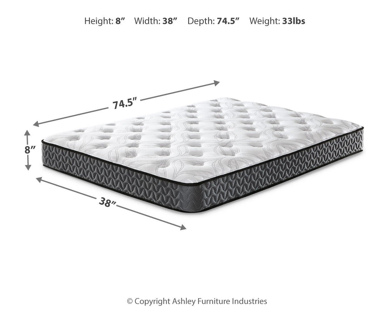 8 Inch Bonnell Hybrid  Mattress