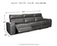 Samperstone 3-Piece Power Reclining Sectional Sofa