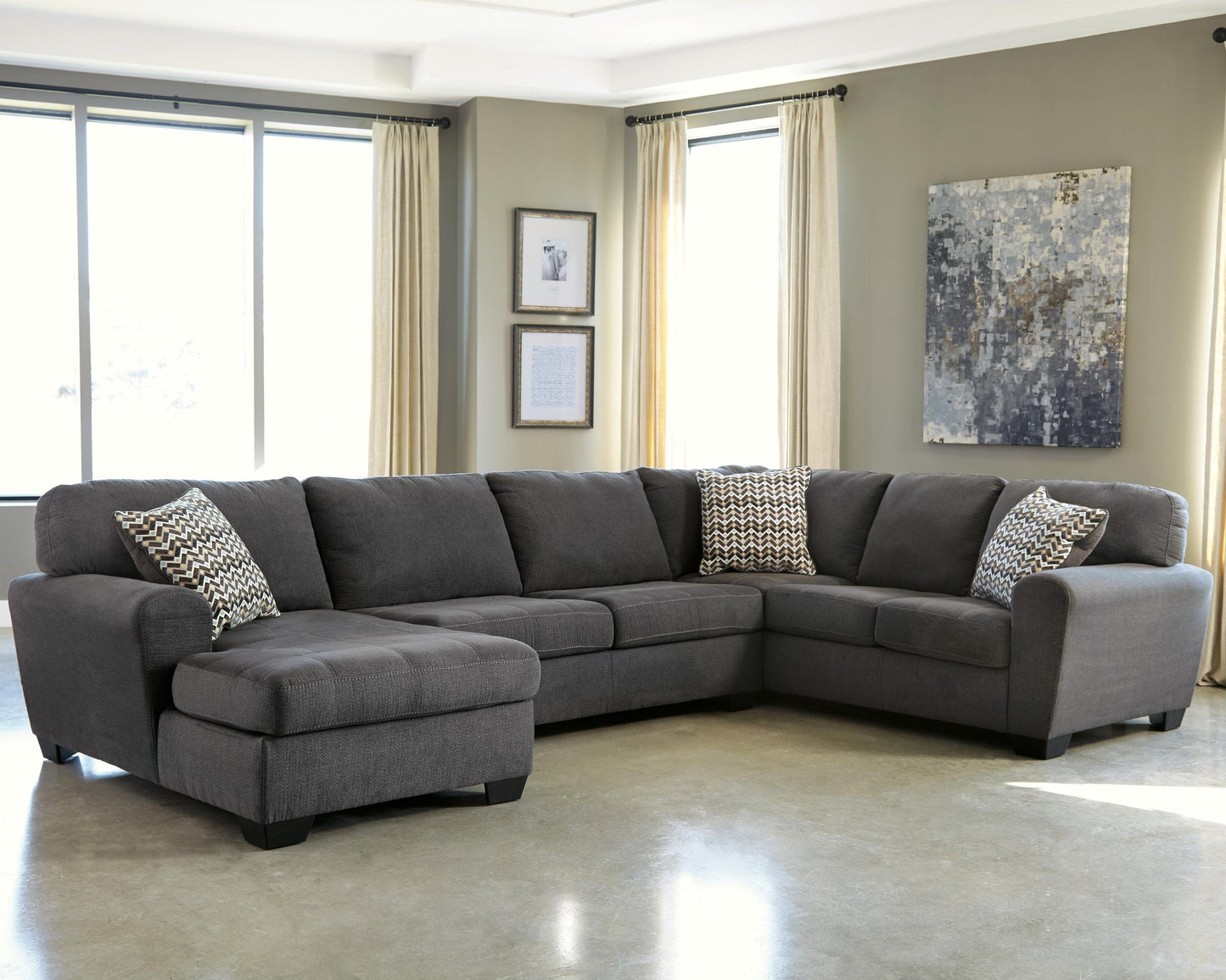 Ambee 3-Piece Sectional with Chaise