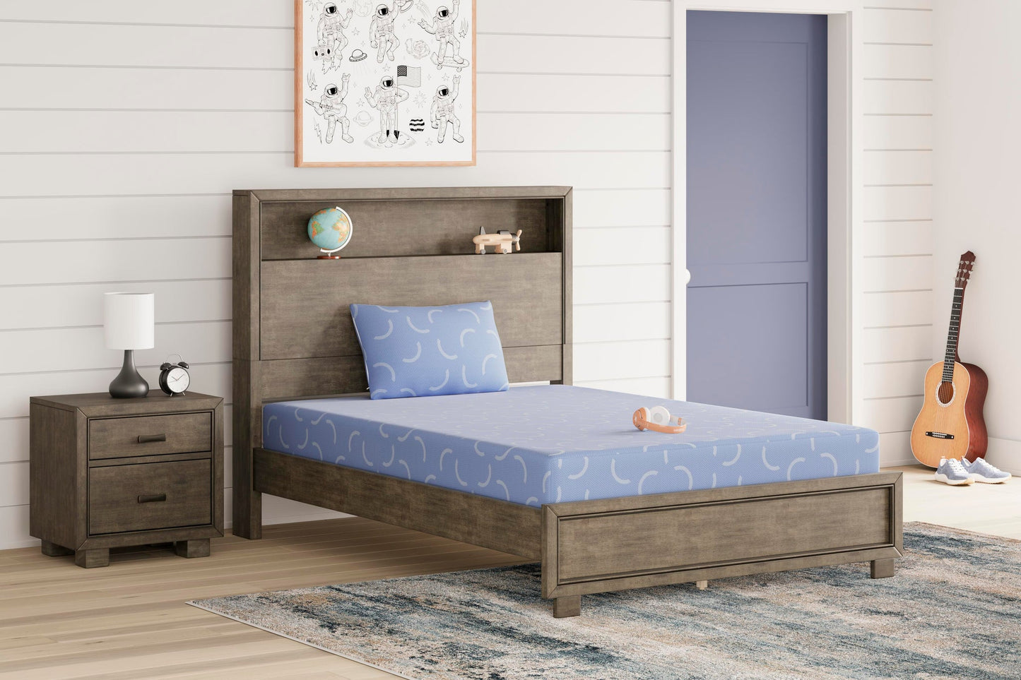 Ikidz Ocean  Mattress And Pillow 2/Cn