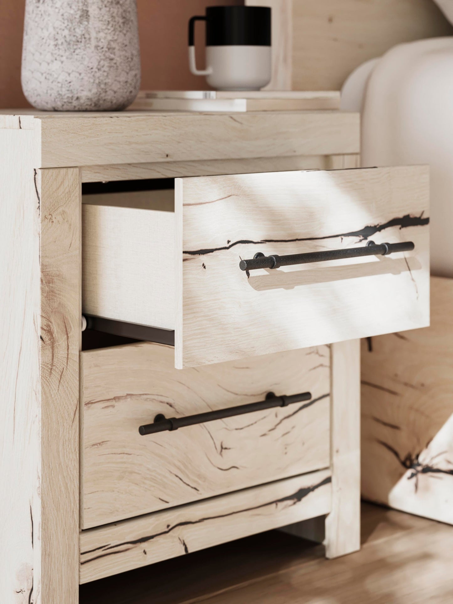 Lawroy Two Drawer Night Stand