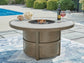 Rainier Ranch Round Fire Pit Table
