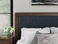 Dilenno California King Upholstered Panel Bed