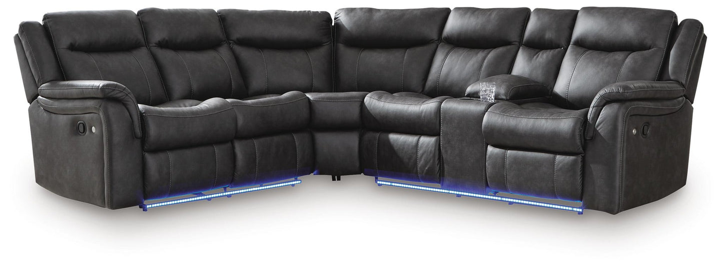 Sultan Meadow 2-Piece Reclining Sectional