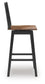Wildenauer Tall Swivel Barstool (2/CN)