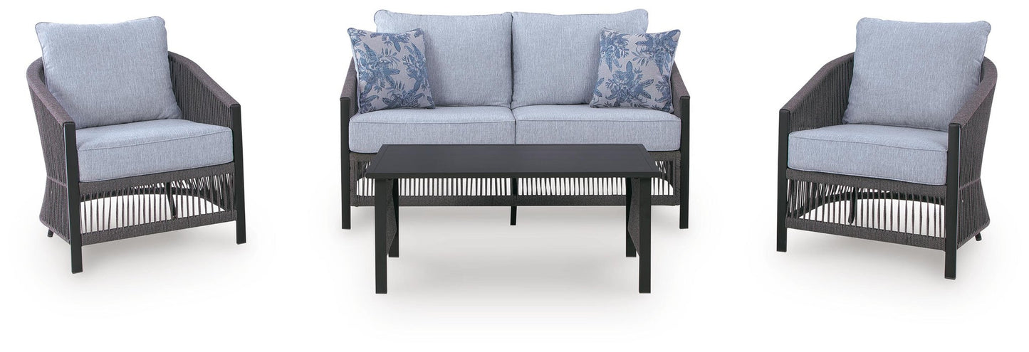 Bridges Beach Love/Chairs/Table Set (4/CN)