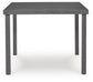 Rocky Creek Square Dining Table w/UMB OPT