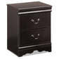 Huey Vineyard Twin Sleigh Headboard Bed with Mirrored Dresser, Chest and Nightstand