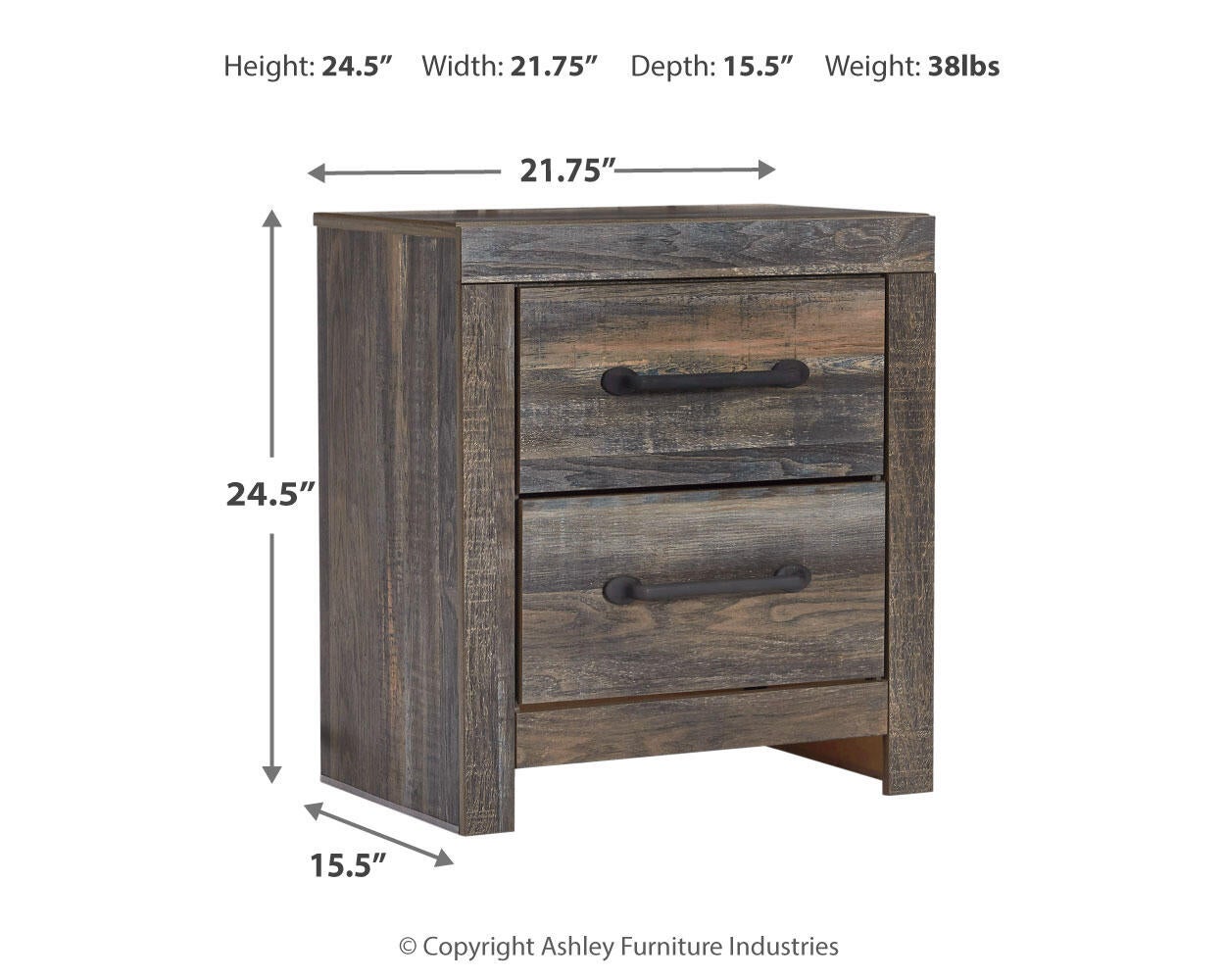 Drystan King Panel Bed with 4 Storage Drawers with Mirrored Dresser, Chest and Nightstand