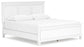 Fortman King Panel Bed with Mirrored Dresser