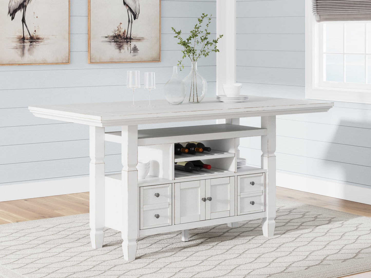 Robbinsdale Counter Height Dining Table and 6 Barstools