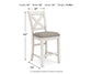 Robbinsdale Counter Height Dining Table and 6 Barstools