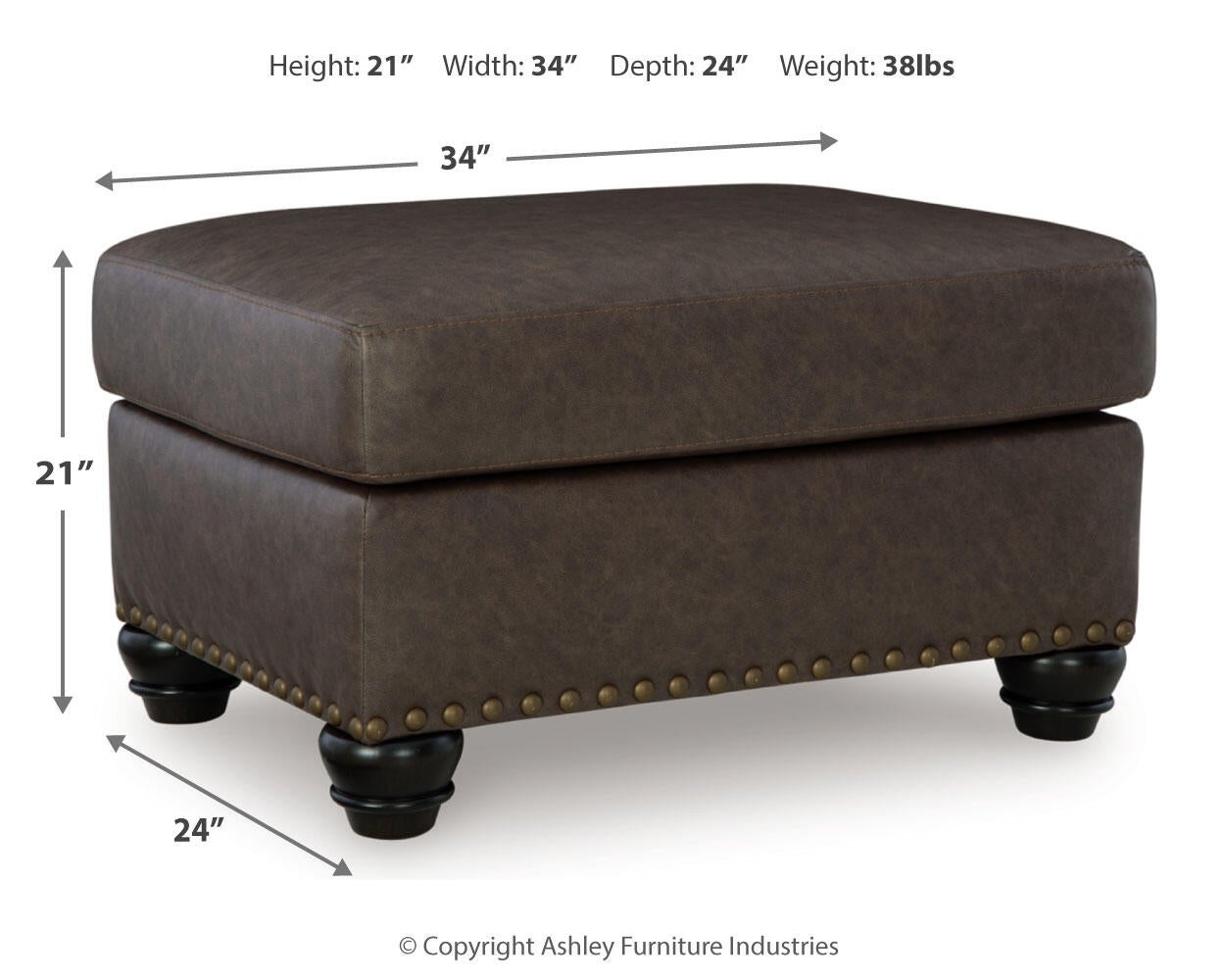 Roxmere Chair and Ottoman