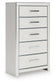 Zuraleus Queen Upholstered Panel Platform Bed, Dresser, Mirror, Chest and Nightstand