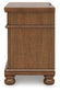 Chadworth King Poster Bed with Mirrored Dresser and Nightstand