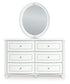Kozlani Full Upholstered Panel Storage Bed, Dresser, Mirror and Nightstand