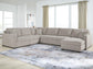 ModMax Luxe 5-Piece Sectional with Chaise and Pop Up Sleeper