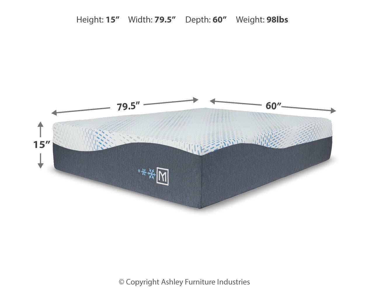 Millennium Luxury Plush Gel Latex Hybrid  Mattress