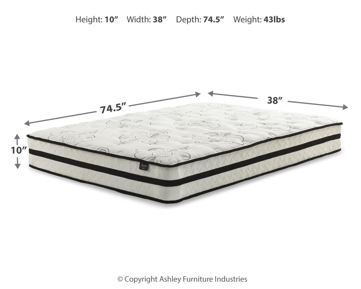 Chime 10 Inch Hybrid  Mattress