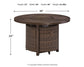 Paradise Trail Round Fire Pit Table