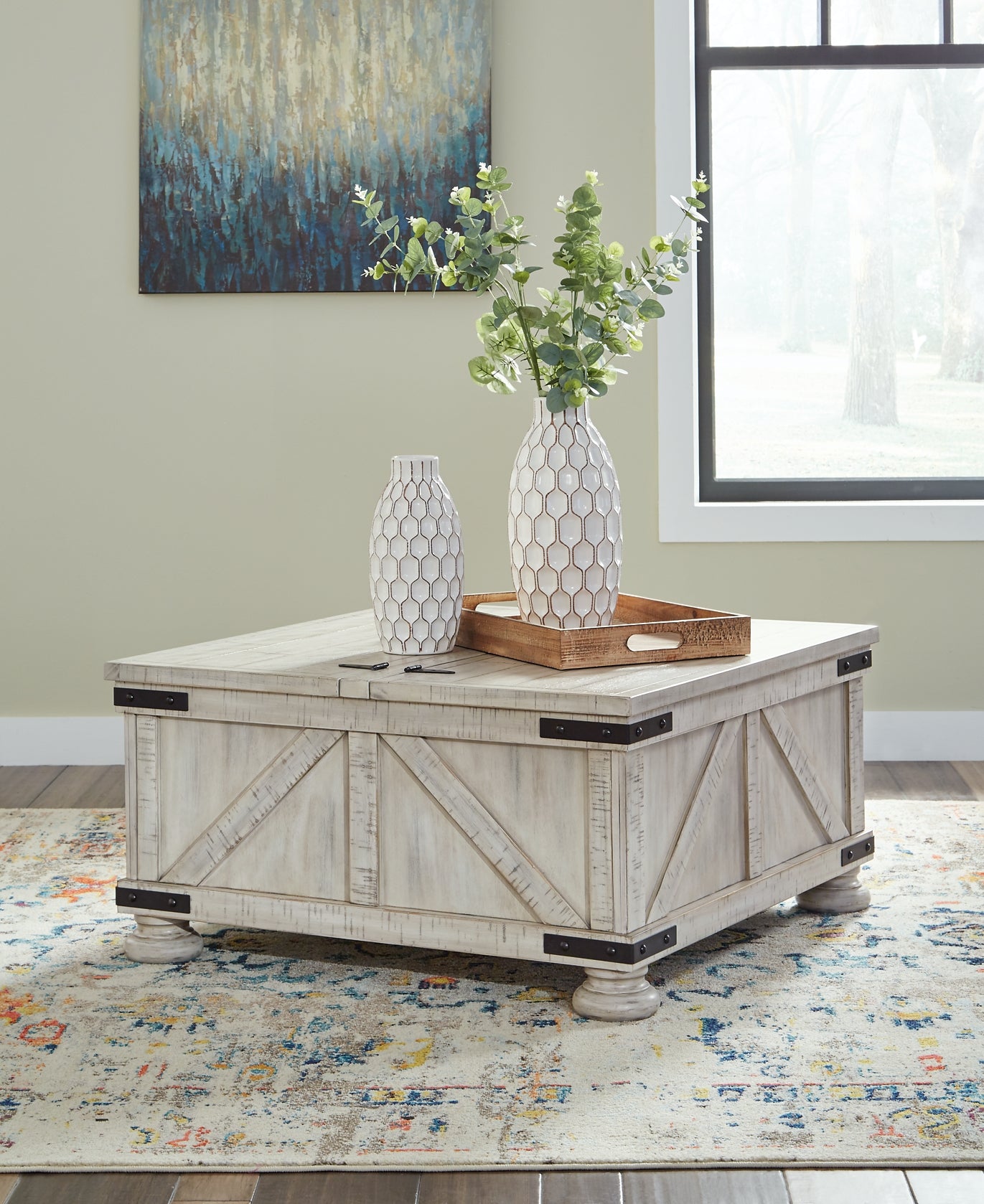 Carynhurst Coffee Table with 2 End Tables
